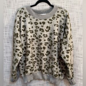 Vincent latimer sweater, animal print sweater